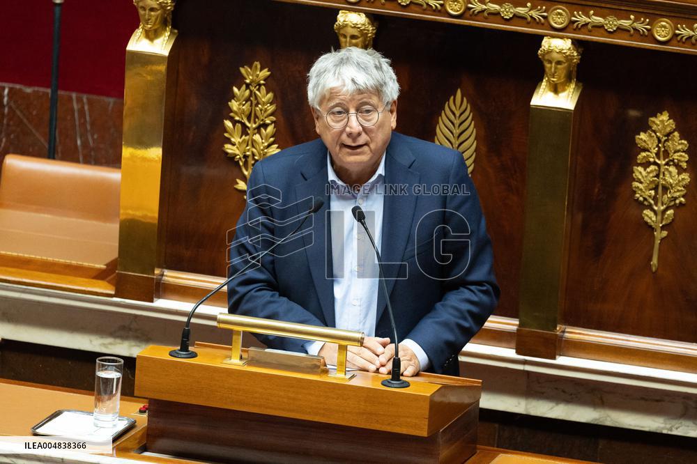 Debate about the 2026 State Budget at the National Assembly - Paris