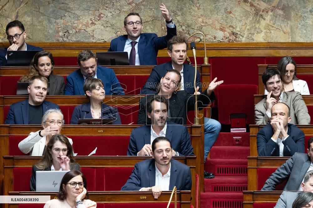 Debate about the 2026 State Budget at the National Assembly - Paris