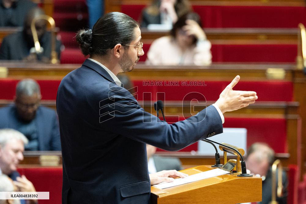Debate about the 2026 State Budget at the National Assembly - Paris