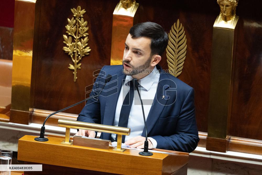 Debate about the 2026 State Budget at the National Assembly - Paris