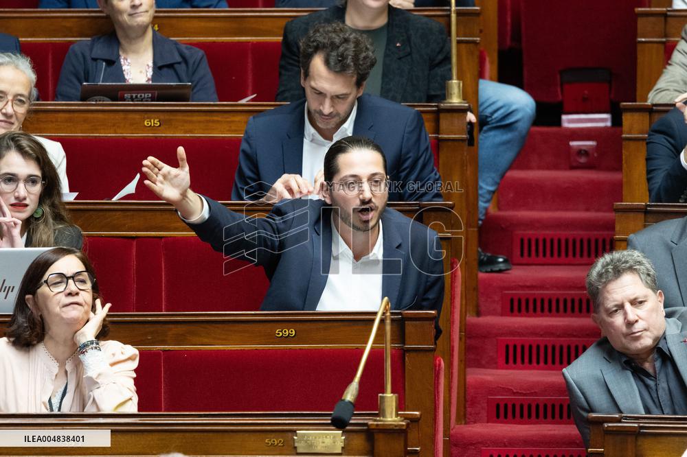 Debate about the 2026 State Budget at the National Assembly - Paris