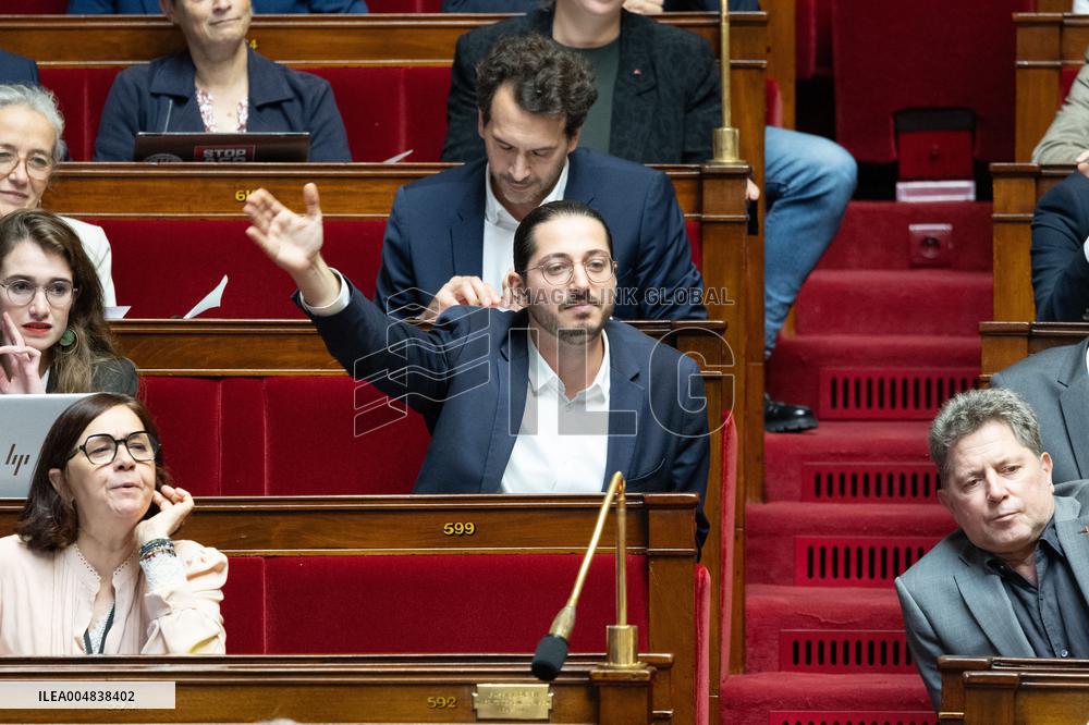 Debate about the 2026 State Budget at the National Assembly - Paris