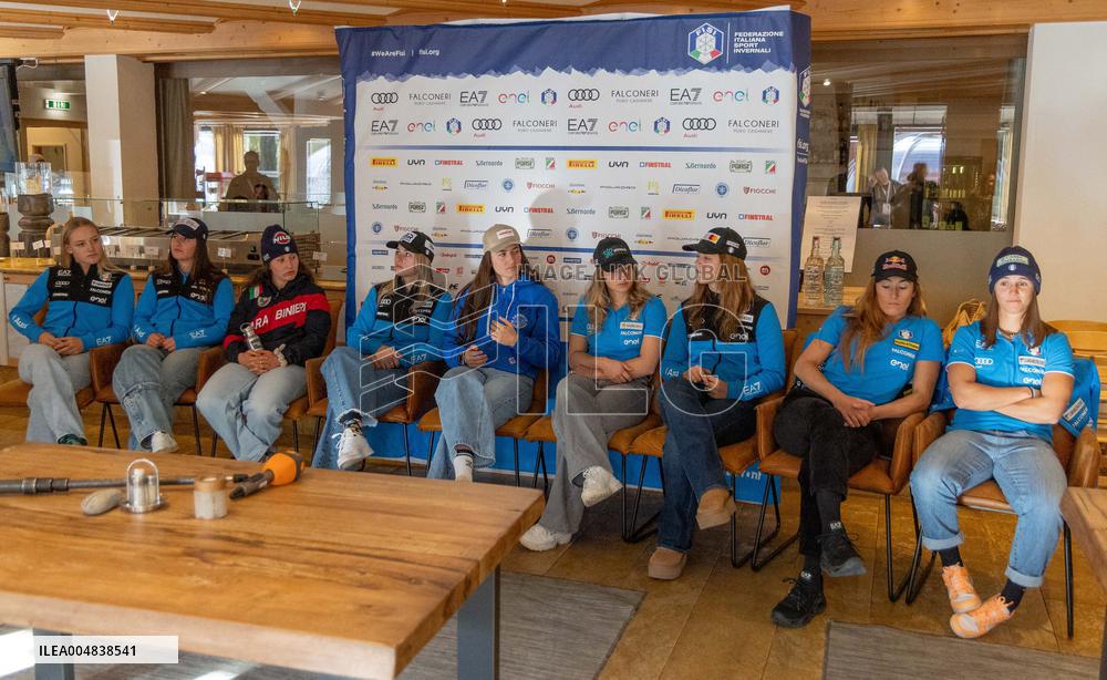 SPORT INVERNALI - Sci Alpino - 2026 Audi FIS Ski World Cup – Press conference Italy Teams Men/Women