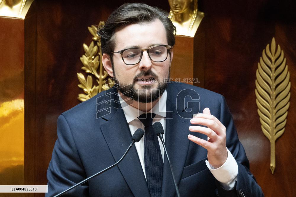 Debate about the 2026 State Budget at the National Assembly - Paris