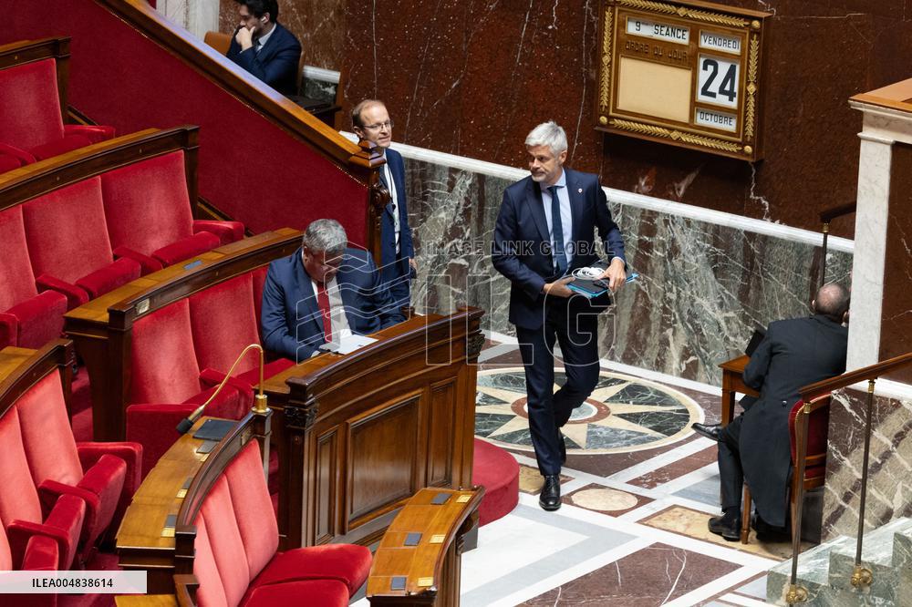 Debate about the 2026 State Budget at the National Assembly - Paris
