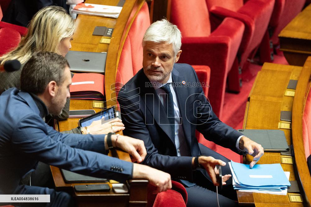 Debate about the 2026 State Budget at the National Assembly - Paris