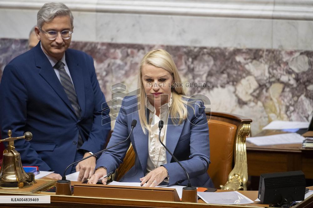 2026 State Budget Debate At French National Assembly - Paris
