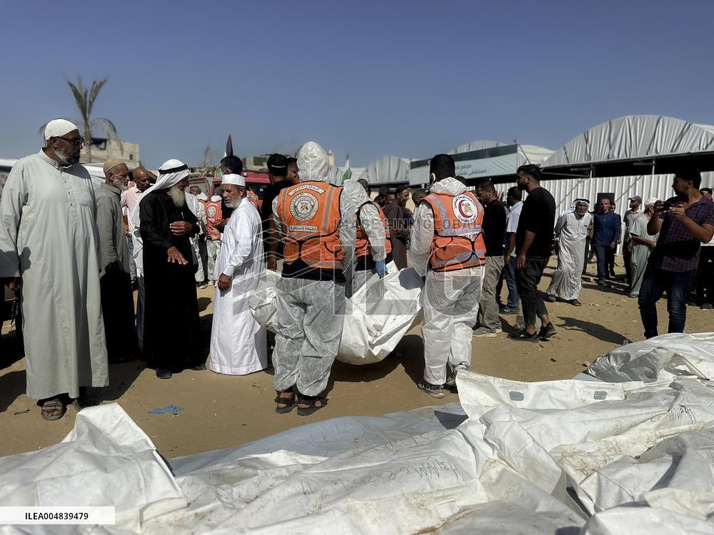 Israel Palestine Ceasefire Burial - Gaza Strip