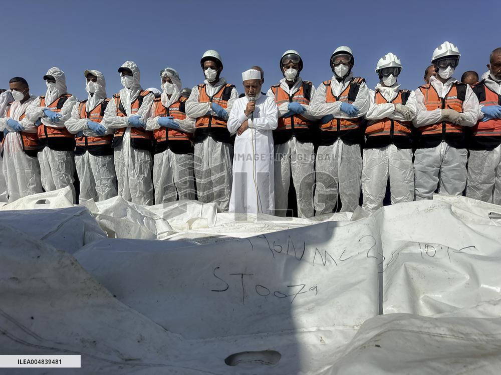 Israel Palestine Ceasefire Burial - Gaza Strip