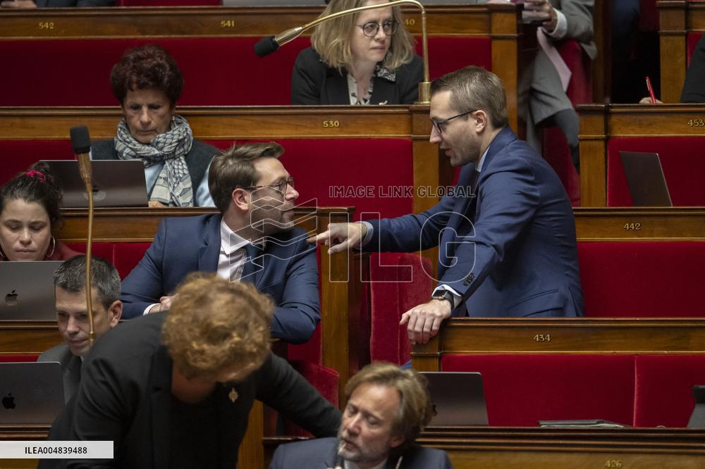 2026 State Budget Debate At French National Assembly - Paris