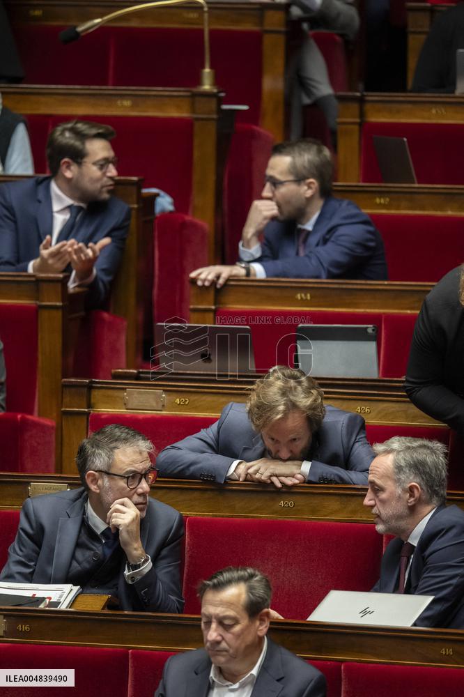 2026 State Budget Debate At French National Assembly - Paris