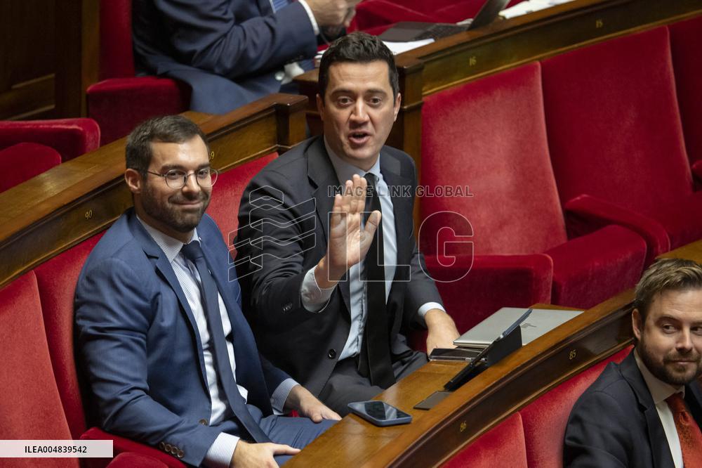 2026 State Budget Debate At French National Assembly - Paris