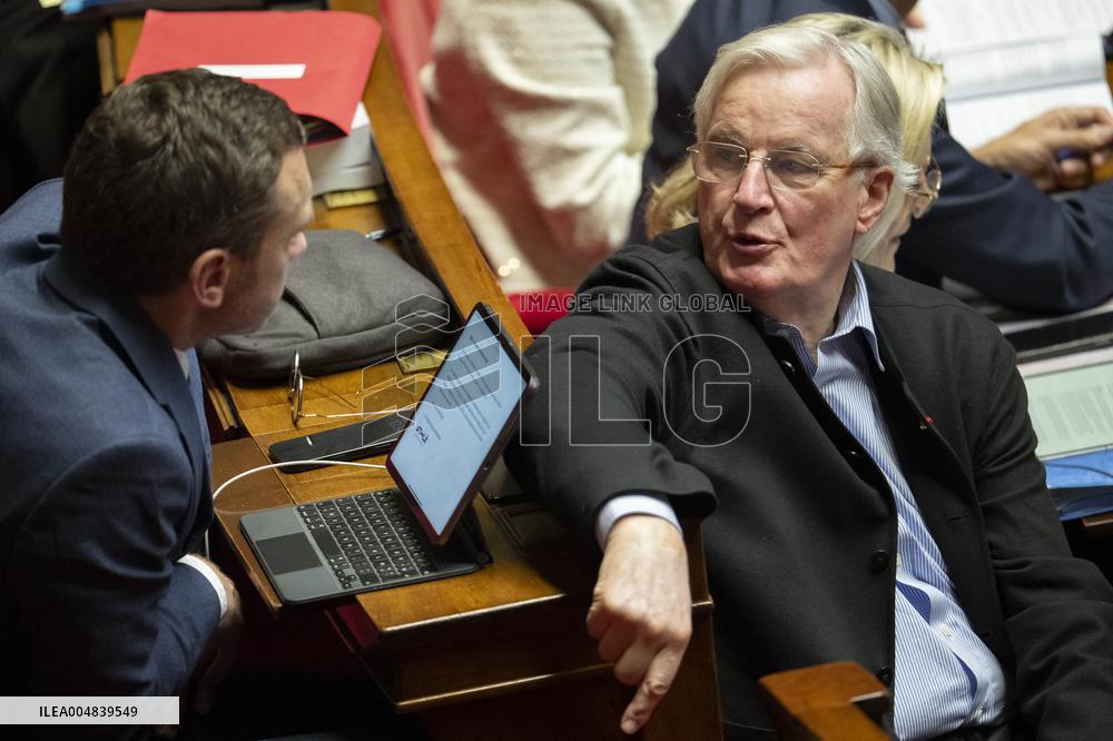 2026 State Budget Debate At French National Assembly - Paris
