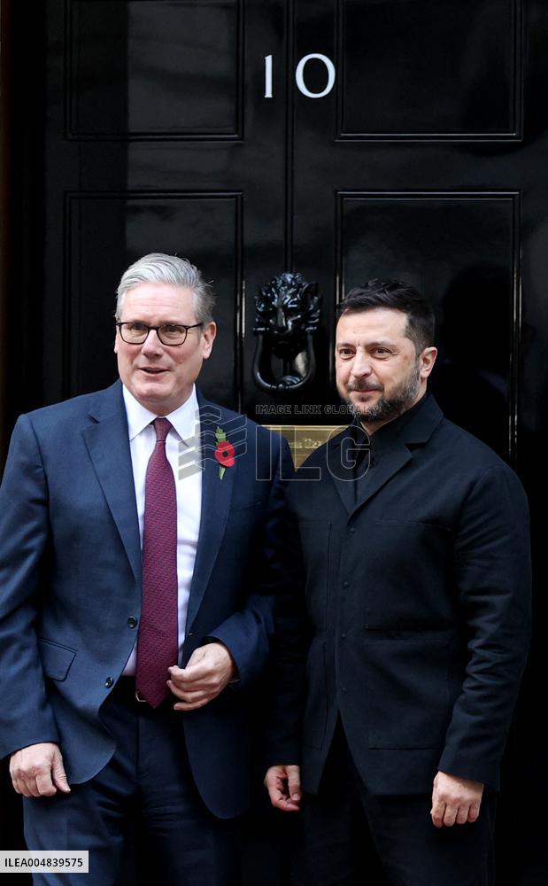 PM Keir Starmer Welcomes President Volodymyr Zelensky For Meeting Of Coalition of the Willing Allies - Londo