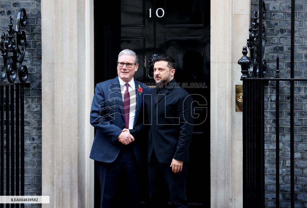 PM Keir Starmer Welcomes President Volodymyr Zelensky For Meeting Of Coalition of the Willing Allies - Londo
