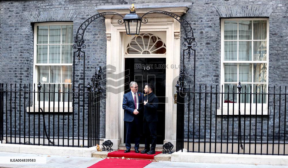 PM Keir Starmer Welcomes President Volodymyr Zelensky For Meeting Of Coalition of the Willing Allies - Londo