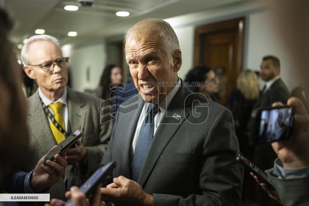 US Senators Speak To Reporters - Washington