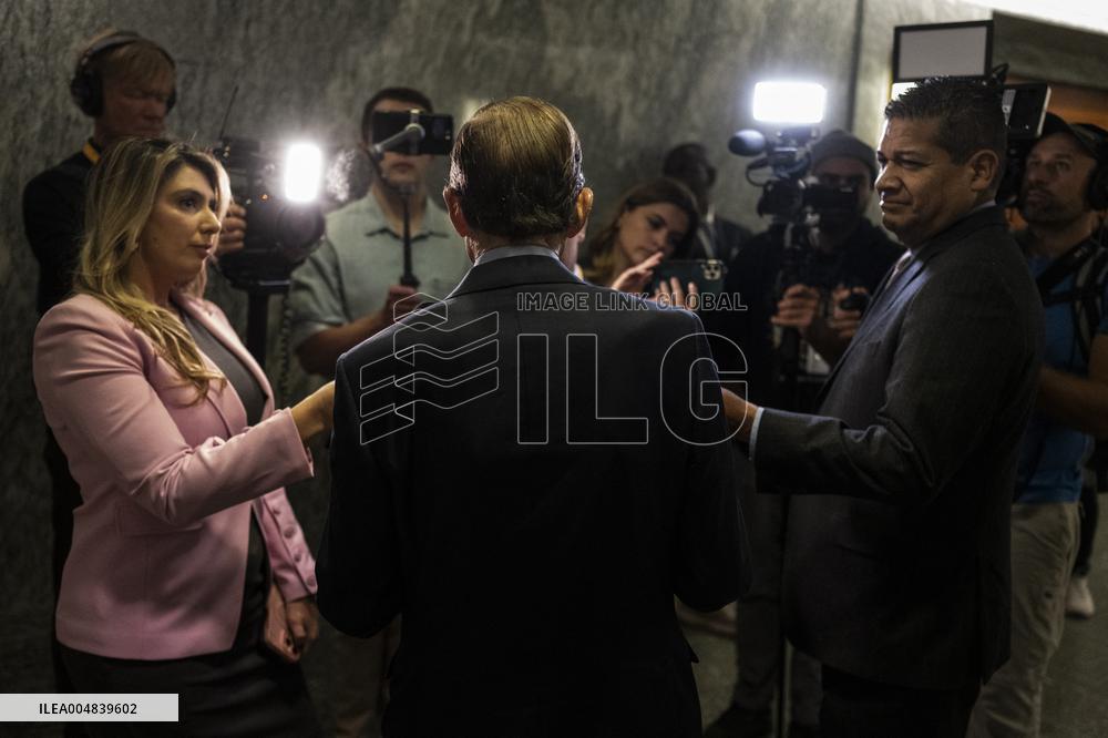 US Senators Speak To Reporters - Washington