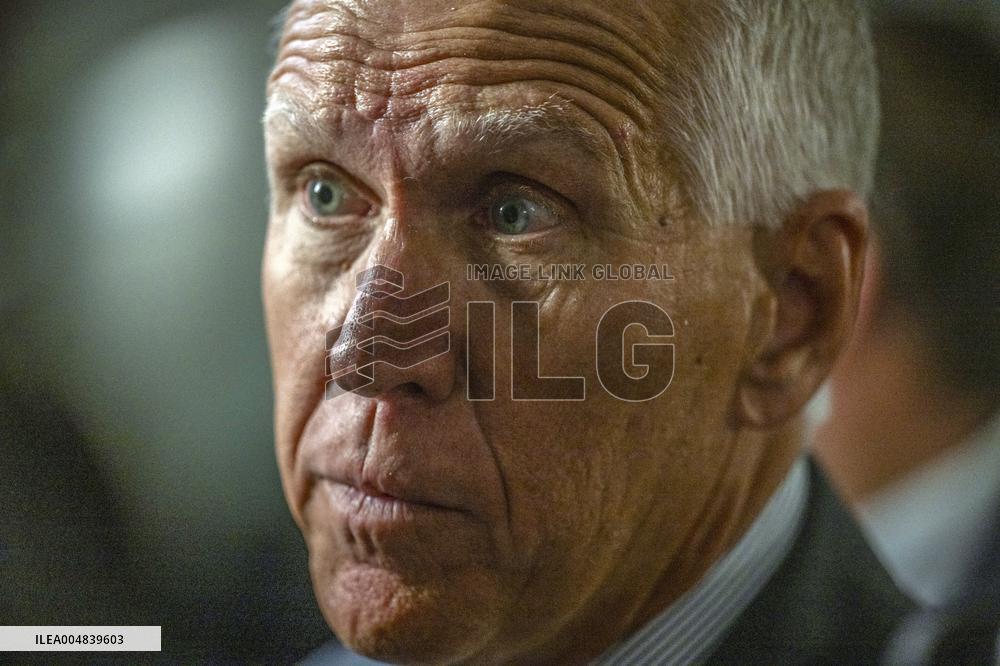 US Senators Speak To Reporters - Washington