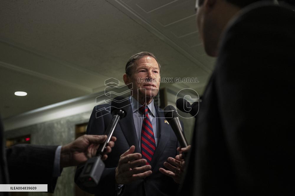 US Senators Speak To Reporters - Washington
