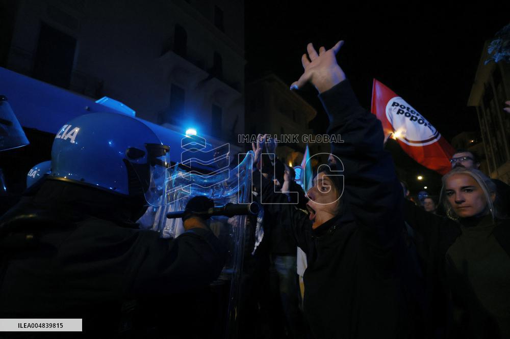 Pro-Palestinian Protest At Israeli Embassy - Rome