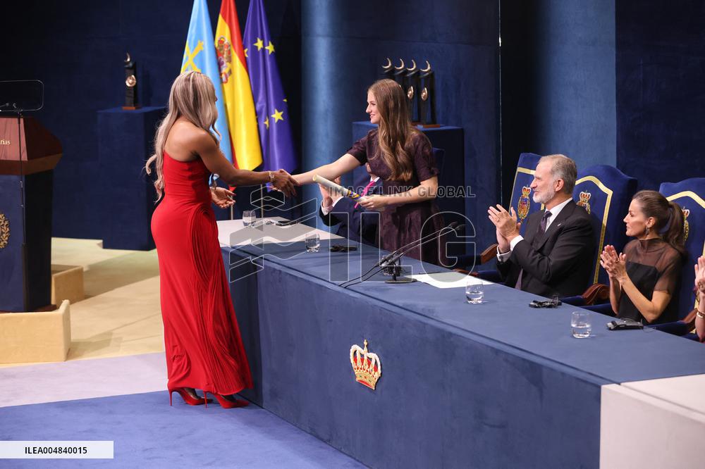 Serena Williams At Princess of Asturias Awards - Spain