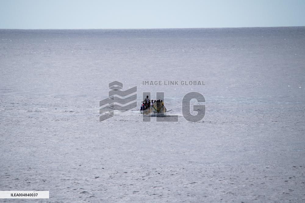 A Cayuco With 73 Migrants Arrive At El Hierro - Spain