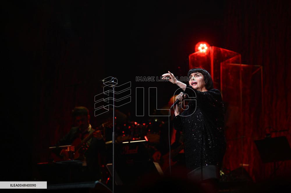 Mireille Matthieu Performs Live Concert At L'Olympia - Paris