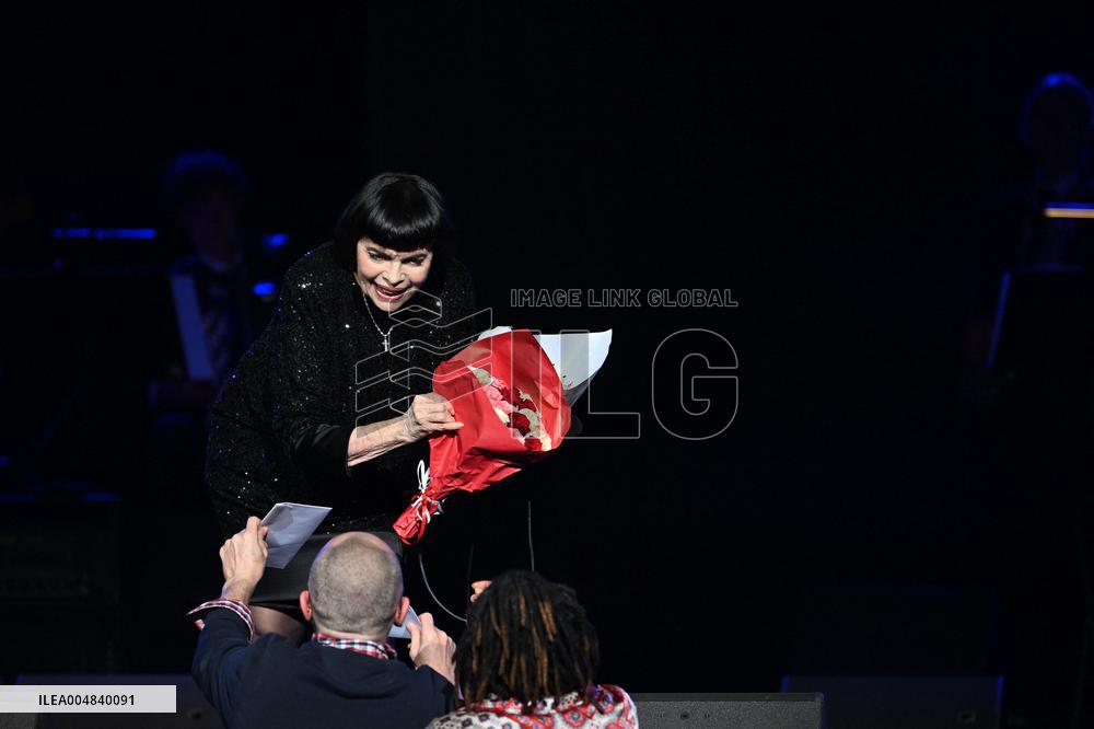 Mireille Matthieu Performs Live Concert At L'Olympia - Paris