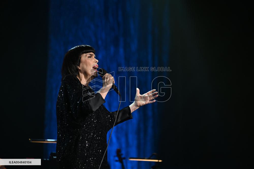 Mireille Matthieu Performs Live Concert At L'Olympia - Paris