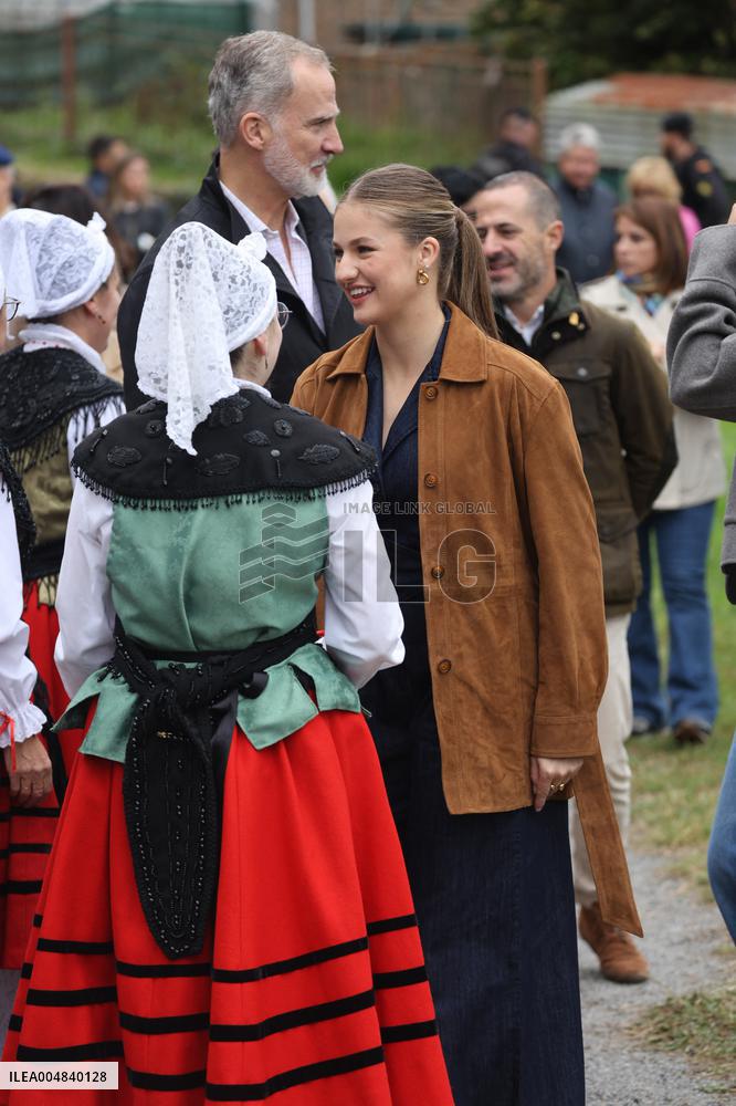 Royals Visit Valdesoto, Exemplary Town of Asturias Award 2025 - Spain
