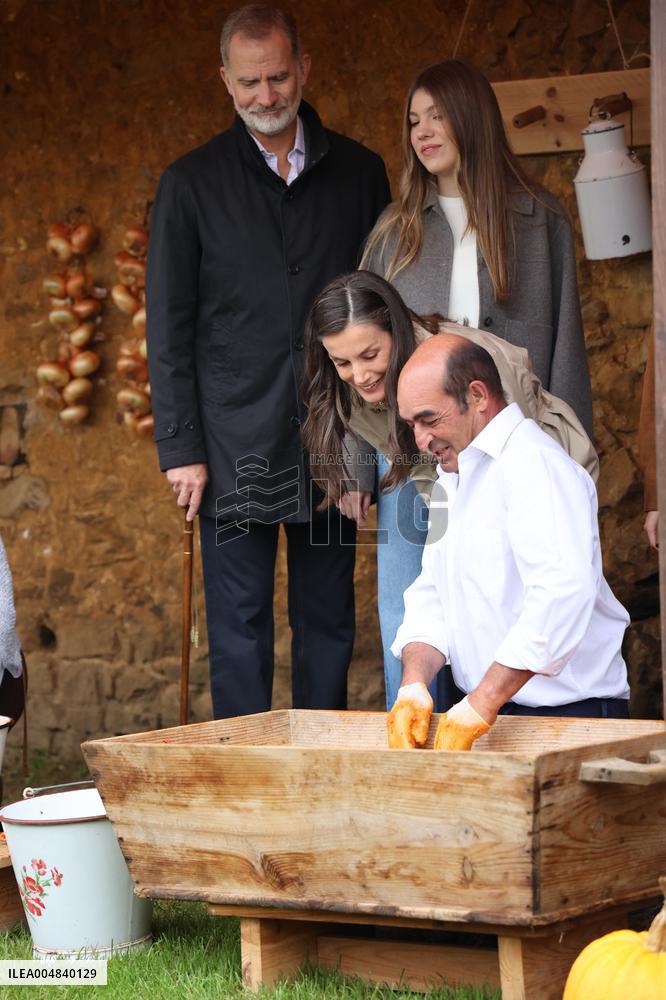 Royals Visit Valdesoto, Exemplary Town of Asturias Award 2025 - Spain