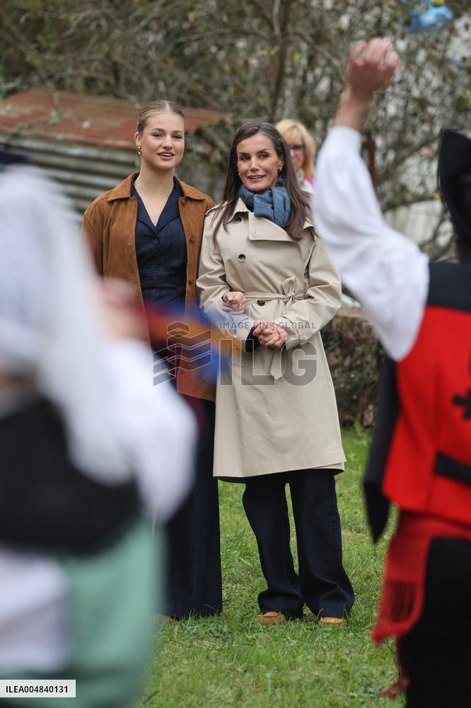 Royals Visit Valdesoto, Exemplary Town of Asturias Award 2025 - Spain