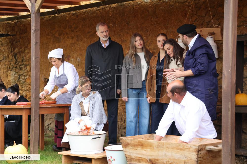 Royals Visit Valdesoto, Exemplary Town of Asturias Award 2025 - Spain