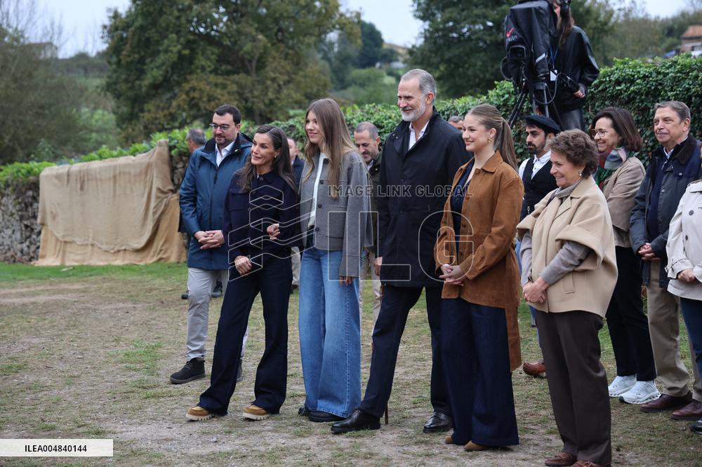 Royals Visit Valdesoto, Exemplary Town of Asturias Award 2025 - Spain