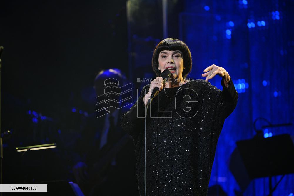 Mireille Matthieu Performs Live Concert At L'Olympia - Paris