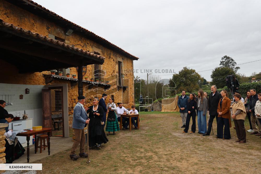 Royals Visit Valdesoto, Exemplary Town of Asturias Award 2025 - Spain
