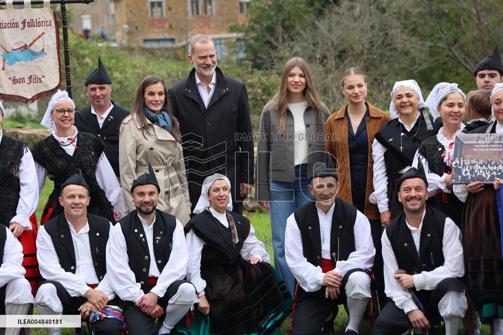 Royals Visit Valdesoto, Exemplary Town of Asturias Award 2025 - Spain