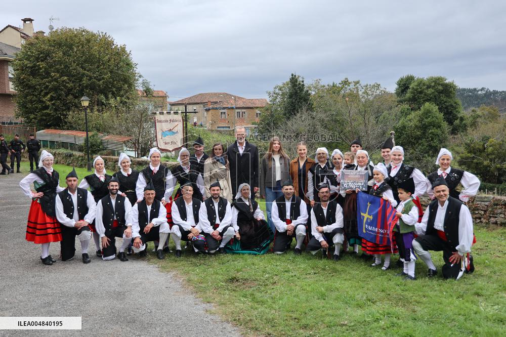 Royals Visit Valdesoto, Exemplary Town of Asturias Award 2025 - Spain