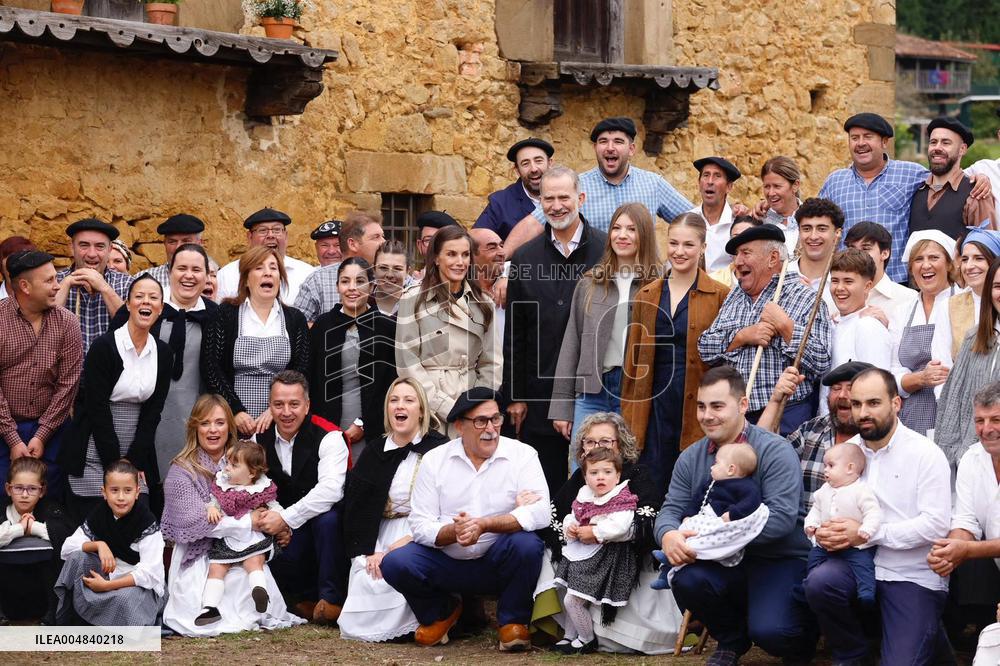 Royals Visit Valdesoto, Exemplary Town of Asturias Award 2025 - Spain