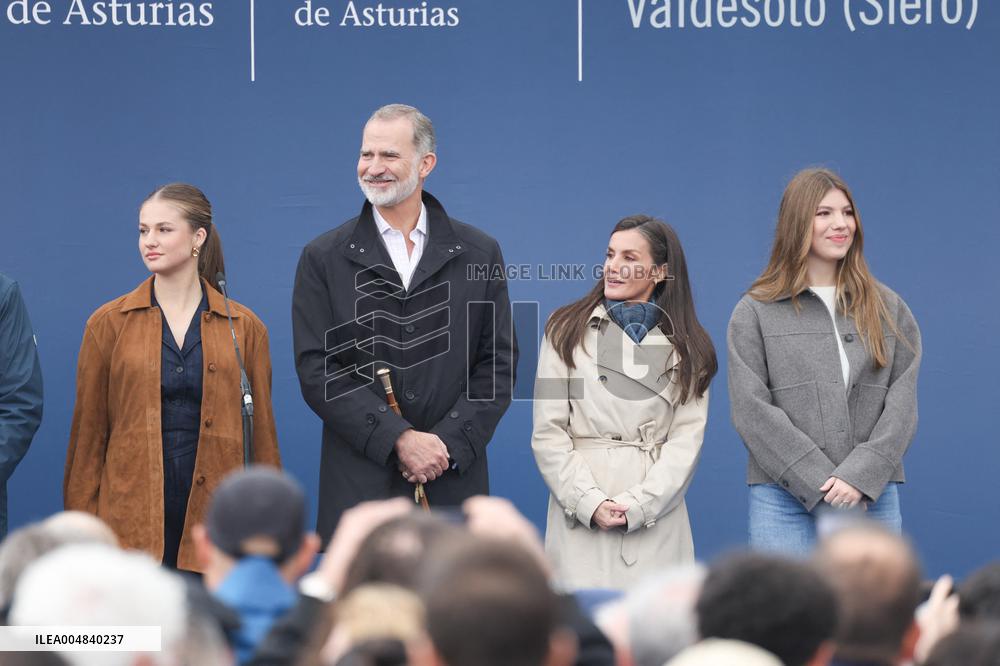 Royals Visit Valdesoto, Exemplary Town of Asturias Award 2025 - Spain