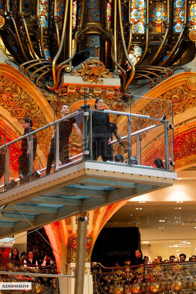 Shym Showcase At Galeries Lafayette