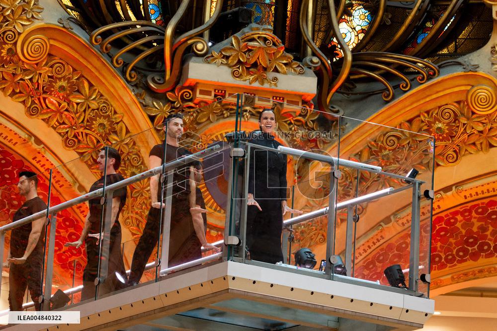 Shym Showcase At Galeries Lafayette