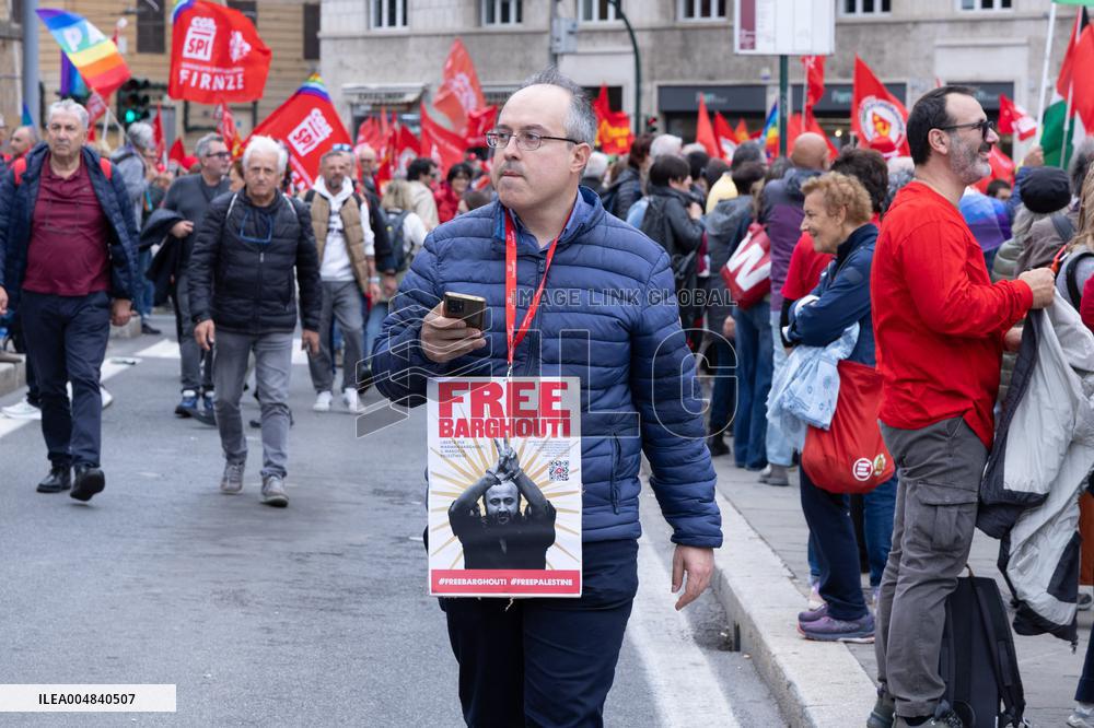 "Democracy at Work" Demonstration - Rome