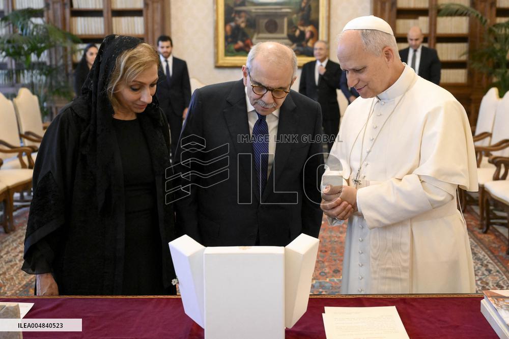 Pope Leo XIV Meets With Lebanese PM Nawaf Salam - Vatican