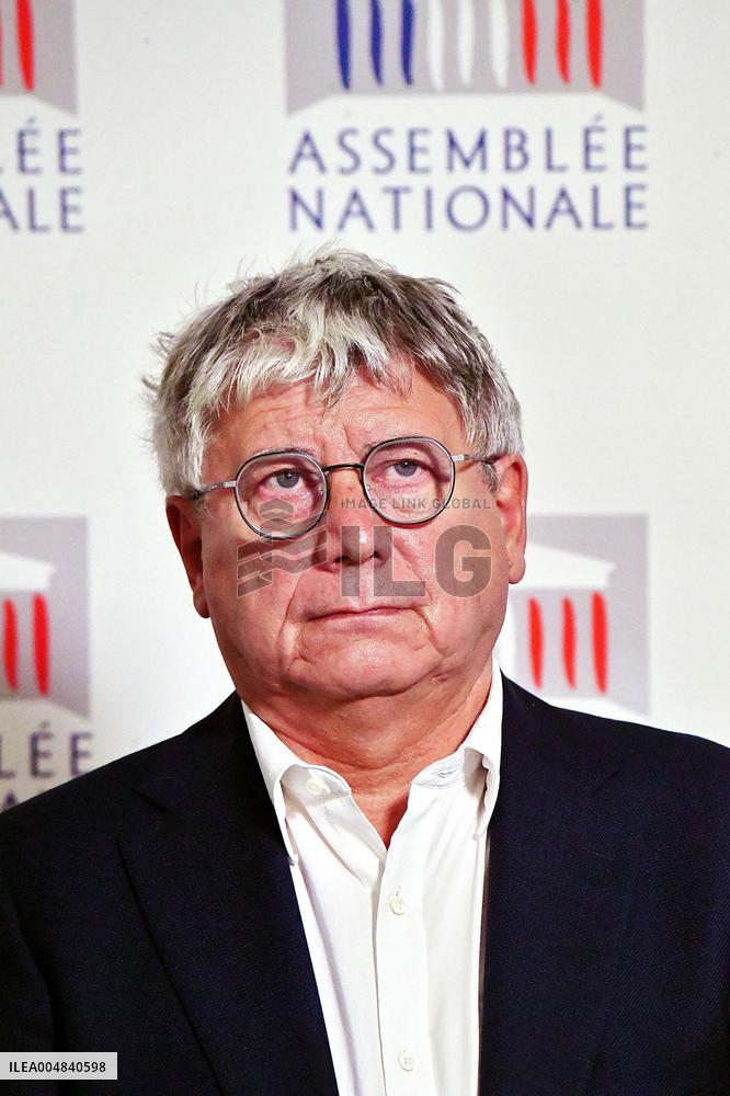 LFI Press Conference To Present The Counter Budget - Paris