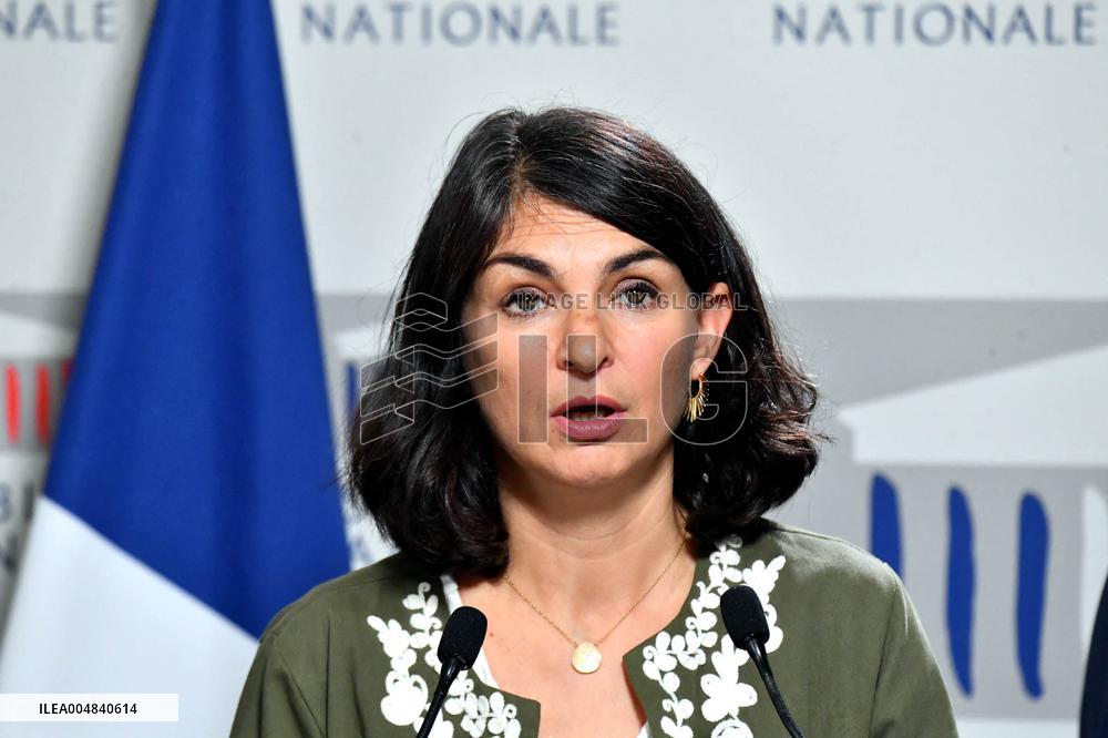 LFI Press Conference To Present The Counter Budget - Paris