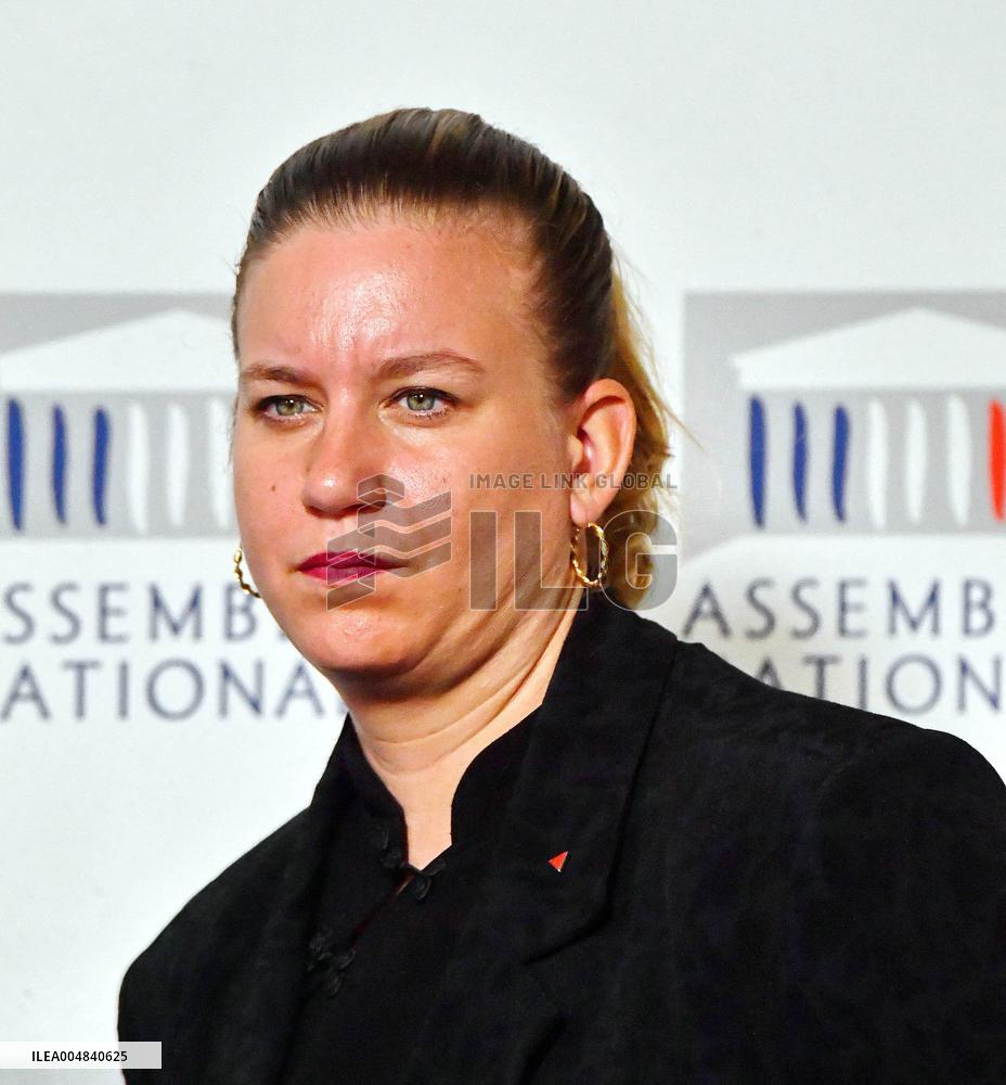 LFI Press Conference To Present The Counter Budget - Paris