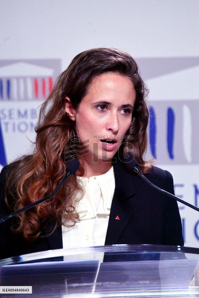 LFI Press Conference To Present The Counter Budget - Paris