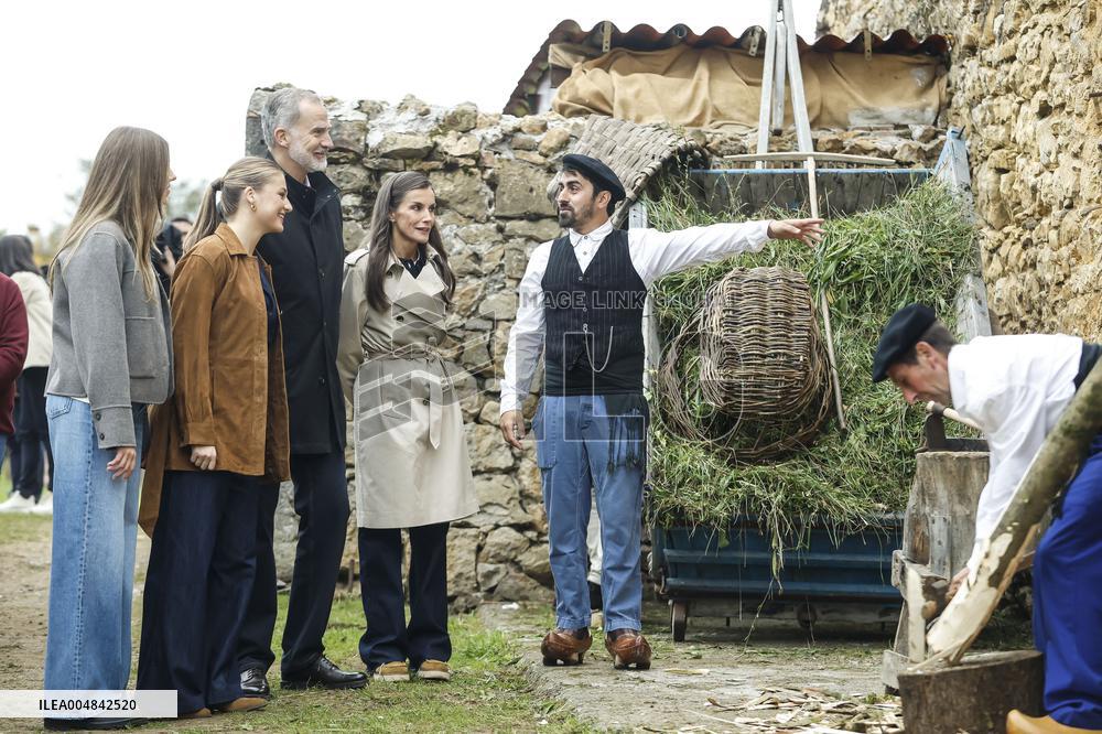 Spanish Royals Visit Valdesoto,  Exemplary Town of Asturias Award 2025 - Spain